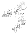 Diagram for Chrysler Sebring Headlight - MR485678