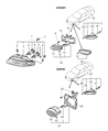 Diagram for 1998 Dodge Avenger Fog Light - MR296331