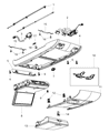 Diagram for Dodge Grand Caravan Dome Light - 68149285AA