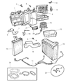 Diagram for Chrysler HVAC Control Module - 4734913AD