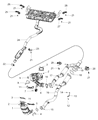 Diagram for Mopar Exhaust Hanger - 68210060AA