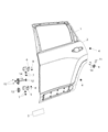 Diagram for Jeep Door Check - 68103032AA