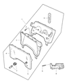 Diagram for 2002 Dodge Ram 2500 Instrument Cluster - 56045780AD