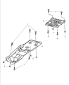 Diagram for 2004 Jeep Wrangler Exhaust Heat Shield - 56052615AA