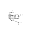 Diagram for Dodge Caliber Starter Motor - RX033440AC