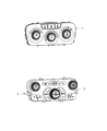 Diagram for Chrysler 200 A/C Switch - 56054317AC