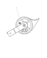 Diagram for 1997 Dodge Viper Horn - 4643868AB