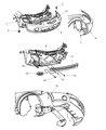 Diagram for Dodge Stratus Bumper - 4805251AB