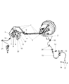 Diagram for Dodge Journey Brake Line - 4743828AE