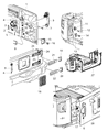 Diagram for Jeep Wrangler Tailgate Handle - 55395410AC