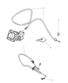 Diagram for Mopar Accelerator Cable - 4669790AD