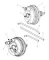 Diagram for 2006 Chrysler 300 Brake Booster - 5189172AA