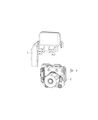 Diagram for 2014 Ram ProMaster 2500 ABS Control Module - 68240840AA