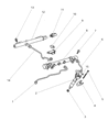 Diagram for 2008 Jeep Grand Cherokee Fuel Injector - R8028405AA