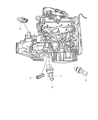 Diagram for Jeep Back Up Light Switch - 68097162AA