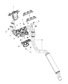 Diagram for Dodge Journey Exhaust Pipe - 5085314AC