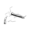 Diagram for Chrysler Windshield Washer Nozzle - 68229316AA