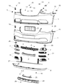 Diagram for Chrysler Town & Country Air Deflector - 5113133AC