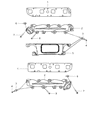 Diagram for 2011 Dodge Durango Exhaust Manifold - 68021512AD