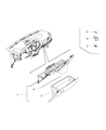 Diagram for Ram Glove Box - 5YJ71LXHAA