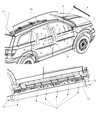 Diagram for Dodge Journey Weather Strip - 5076858AC