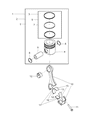 Diagram for Dodge Rod Bearing - 68032266AA