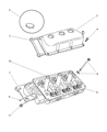 Diagram for Chrysler LHS Cylinder Head Gasket - 4663891AB