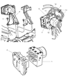 Diagram for 2005 Chrysler Town & Country Brake Line - 4721052AA