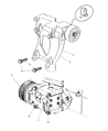 Diagram for Chrysler Sebring A/C Compressor - 4595666