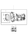 Diagram for 2008 Dodge Nitro Torque Converter - RX012450AC