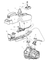 Diagram for 2002 Chrysler Sebring Shift Cable - 4593381AB