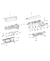 Diagram for Ram 4500 Exhaust Heat Shield - 4893964AB