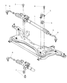 Diagram for Chrysler Cirrus Rack And Pinion - 4897582AB