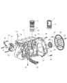 Diagram for Jeep Liberty Flywheel - 5093957AA