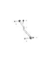 Diagram for Jeep Wrangler Track Bar - 68394094AA