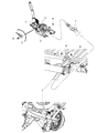 Diagram for 2010 Jeep Wrangler Parking Brake Cable - 52060204AF