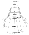 Diagram for Chrysler PT Cruiser Tail Light - 5288743AF
