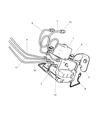 Diagram for Dodge Neon ABS Control Module - 5072662AA