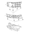 Diagram for Dodge Nitro Exhaust Heat Shield - 55373021AD