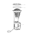 Diagram for 2007 Dodge Ram 1500 Fuel Pump - 68004489AA