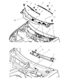 Diagram for Chrysler Pacifica Wiper Blade - 5102230AB