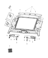 Diagram for Jeep Compass Sun Visor - 5SY75PS4AB