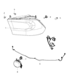 Diagram for 2018 Ram 1500 Headlight - 68324940AB