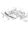 Diagram for 2000 Dodge Durango Windshield Wiper - 55077090AB