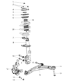 Diagram for 2008 Jeep Compass Coil Springs - 5151898AA