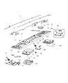 Diagram for Dodge Instrument Panel Light Bulb - 68191740AA