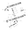 Diagram for Chrysler PT Cruiser Exhaust Valve - 4852361AA