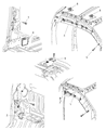 Diagram for 2003 Dodge Ram 1500 Air Bag - 55350932AE