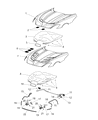 Diagram for Dodge Viper Hood - 68199406AC