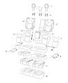 Diagram for 2021 Jeep Cherokee Armrest - 1WD48HL1AD